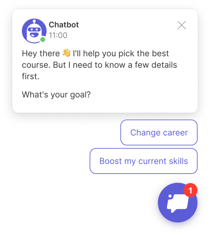 Universal Chatbot Campaign For Online Schools - Dashly Blog