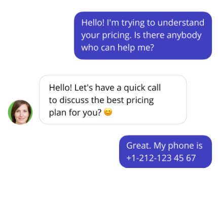 Live chat for CRO